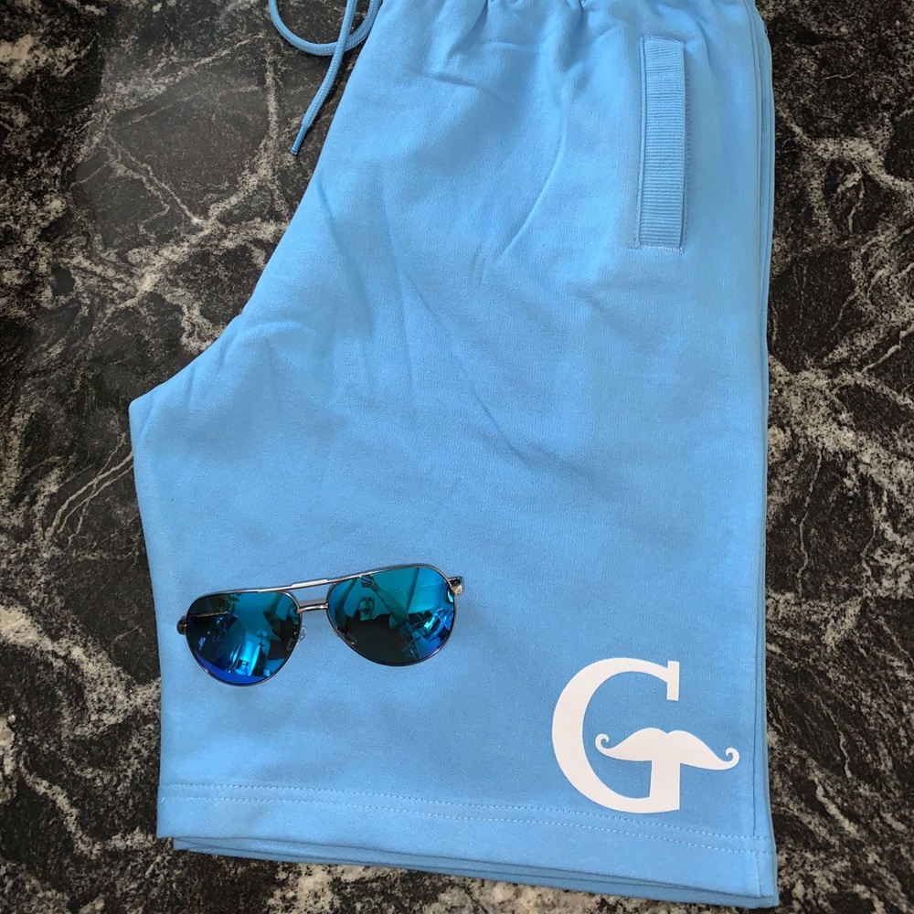 Gentleman Apparels Baby Blue Shorts w/ Sunglasses